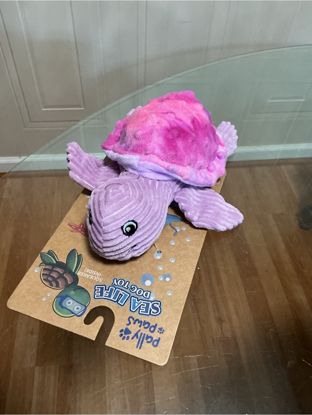 Blue and Pink Sea Life Dog Toy